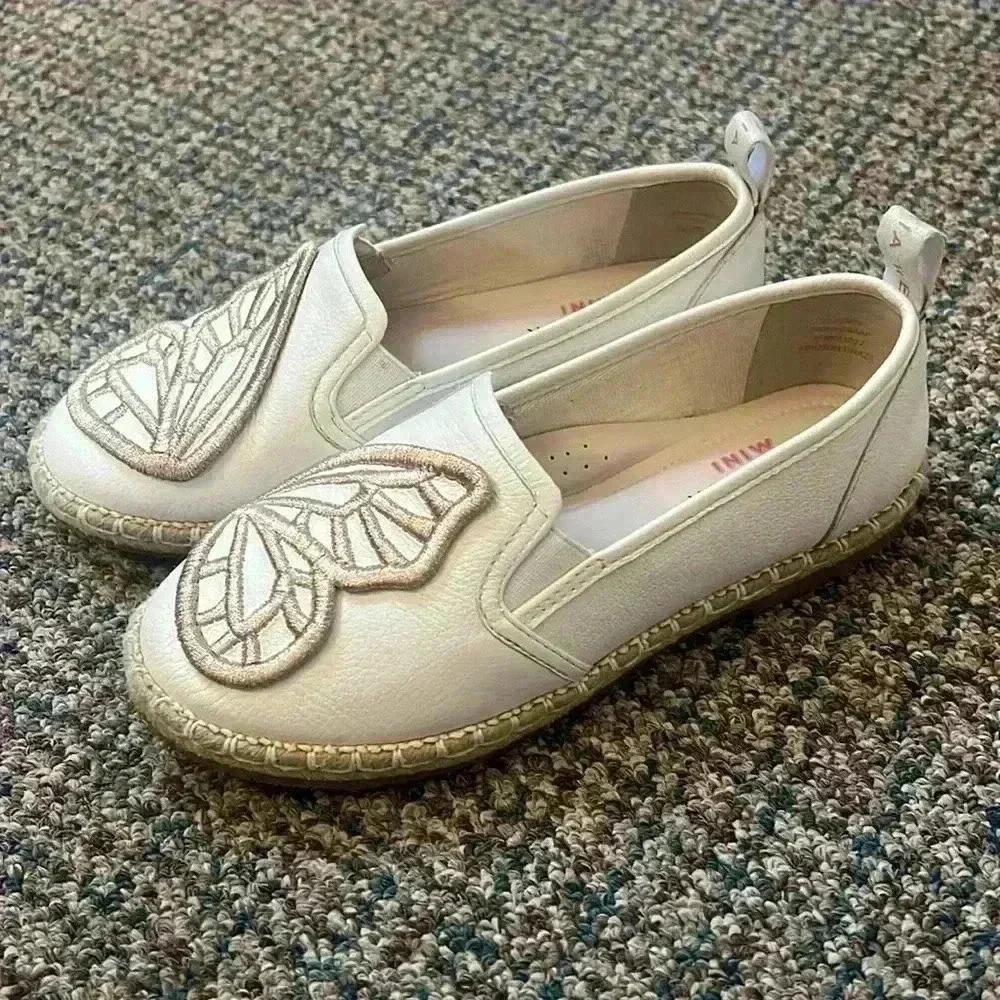 NWT SOPHIA WEBSTER MINI Girls Butterfly Espadrille Flat 32 EU / 1 US